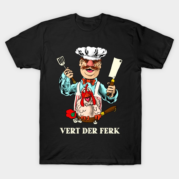 Retro Vert der Ferk T-Shirt by Native Culture